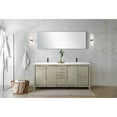 thumbnail image 2 of Lexora Home Lafarre 72" Double Quartz Top Bathroom Vanity with Rose Gold Faucet, 2 of 13