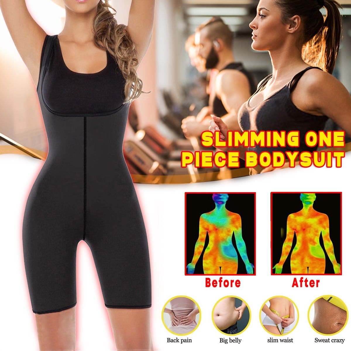 Lelinta Women Hot Sweat Shaper Sport Neoprene Tank Top Vest Waist Trainer Girdle Reversible Bustiers Lelinta Women Hot Sweat Shaper Sport Neoprene Tank Top Vest Waist Trainer Girdle Reversible Bustiers