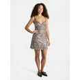 thumbnail image 2 of No Boundaries Women’s Sequin Cami Mini Dress, Women's, 2 of 5