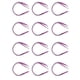 thumbnail image 5 of Mechones de pelo de colores brillantes con rastas y purpurina, extensiones de pelo brillantes, oropel morado, 5 of 10
