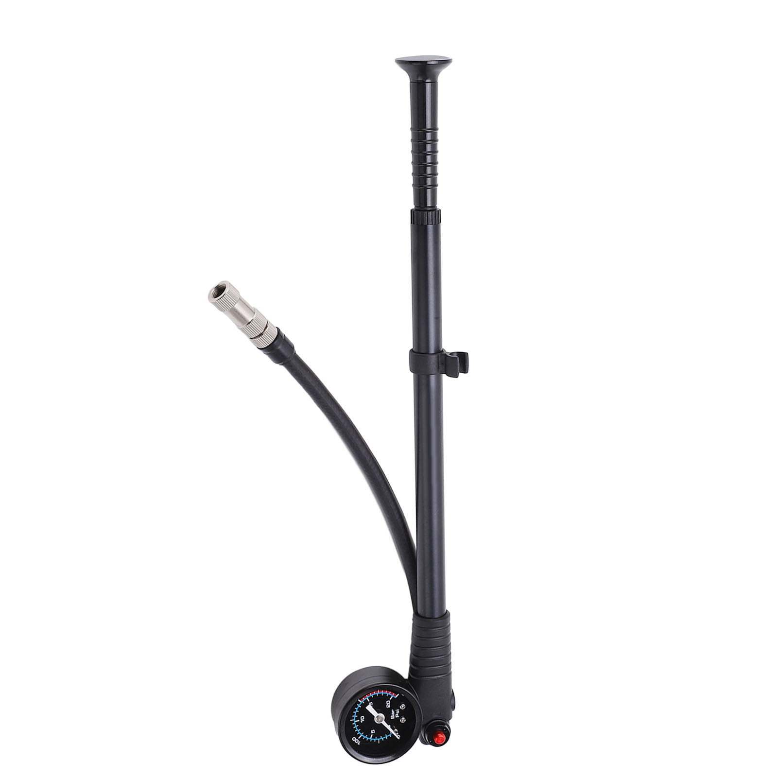 Pompe Haute Pression Vélo 300 PSI – Pour Fourche Et Amortisseur, Manomètre Intégré, Légère En Aluminium - 4