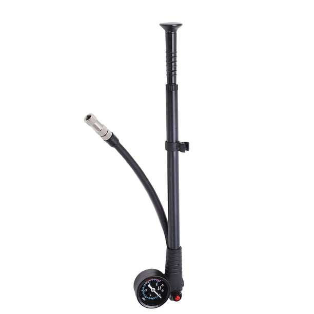 Bomba de bicicleta de alta presión, bomba de choque Bomba de choque visual de 300 PSI para bicicletas de carretera Bomba de choque Durabilidad extendida