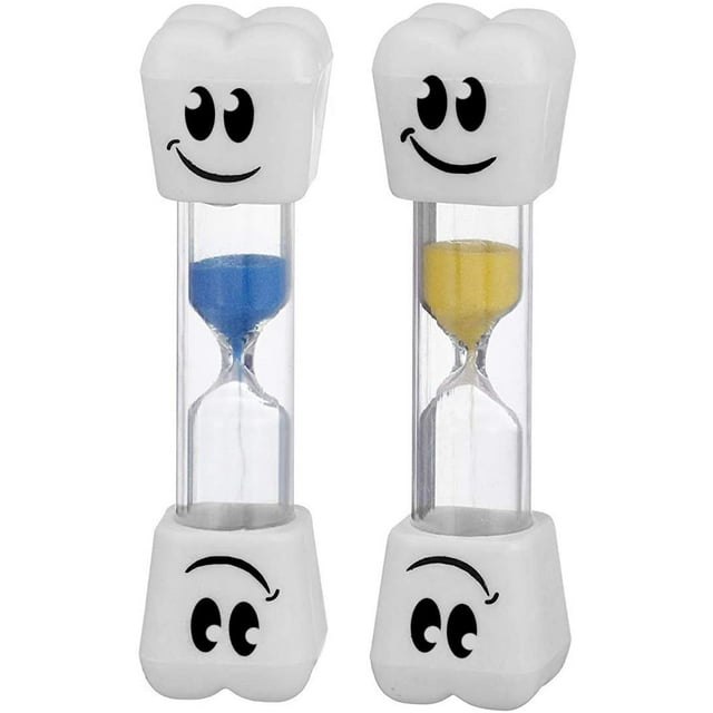Kids Toothbrush Timer ~ 2 Minute Smiley Sand Timer for Brushing Children's Teeth