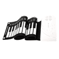 thumbnail image 2 of Portable 49-Key Roll-Up Piano with Built-in Speaker - 16 Tones, 10 Rhythms, 6 Demos, Volume/Speed Control, Recording, Headphone/Audio/Mic Support - Silica Gel Foldable Electronic Keyboard for Kids,, 2 of 5