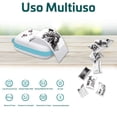 thumbnail image 3 of Mini impresora, impresora portátil de bolsillo, impresora térmica inteligente sin tinta con Bluetooth, impresora fotográfica para smartphone, color azul, 3 of 7