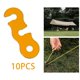 thumbnail image 4 of Ajustador de cuerda para tienda de campaña, 10 unidades, resistente al desgaste, ultraligero, para toldo, lona resistente al viento. 42X15mm, 4 of 9