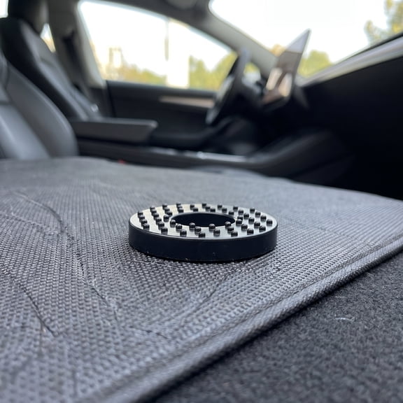 OUNONA 100Pcs Car Mat Fastening Ring Black Plastic for Enhanced Safety and Comfortable Seat Cushioning