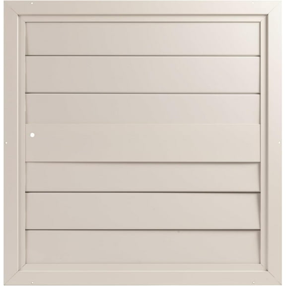 Whole House Fan Shutter - 30" - Interior Use - White