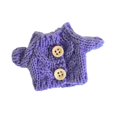 thumbnail image 3 of CUITING Chandail en Tissu pour Poupée Accessoires Confortables Doux Robe de Poupée Grise, 3 of 7