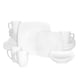 thumbnail image 1 of Vajilla KVADRAT para 4 Personas Ideen Cerámica Blanca 20 piezas, 1 of 8