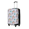 thumbnail image 2 of Bingfone Unicorn DoingYoga Luggage Cover Washable Suitcase Cover Protector Anti-scratch Suitcase cover Fits 18-32 Inch Luggage, 2 of 8