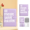 thumbnail image 1 of 100 Envelope Challenge Leather 52 Week Saving Challenge Easy And Fun Way For 100 Envelopes Saving Challenge Budget For Budgeting Planner & Saving,1X Binder Combination Pack Clearance, 1 of 9