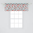 thumbnail image 2 of Ambesonne Fruit Window Valance, Watermelon Slices, 54" X 18", Coral Pale Blue, 2 of 3
