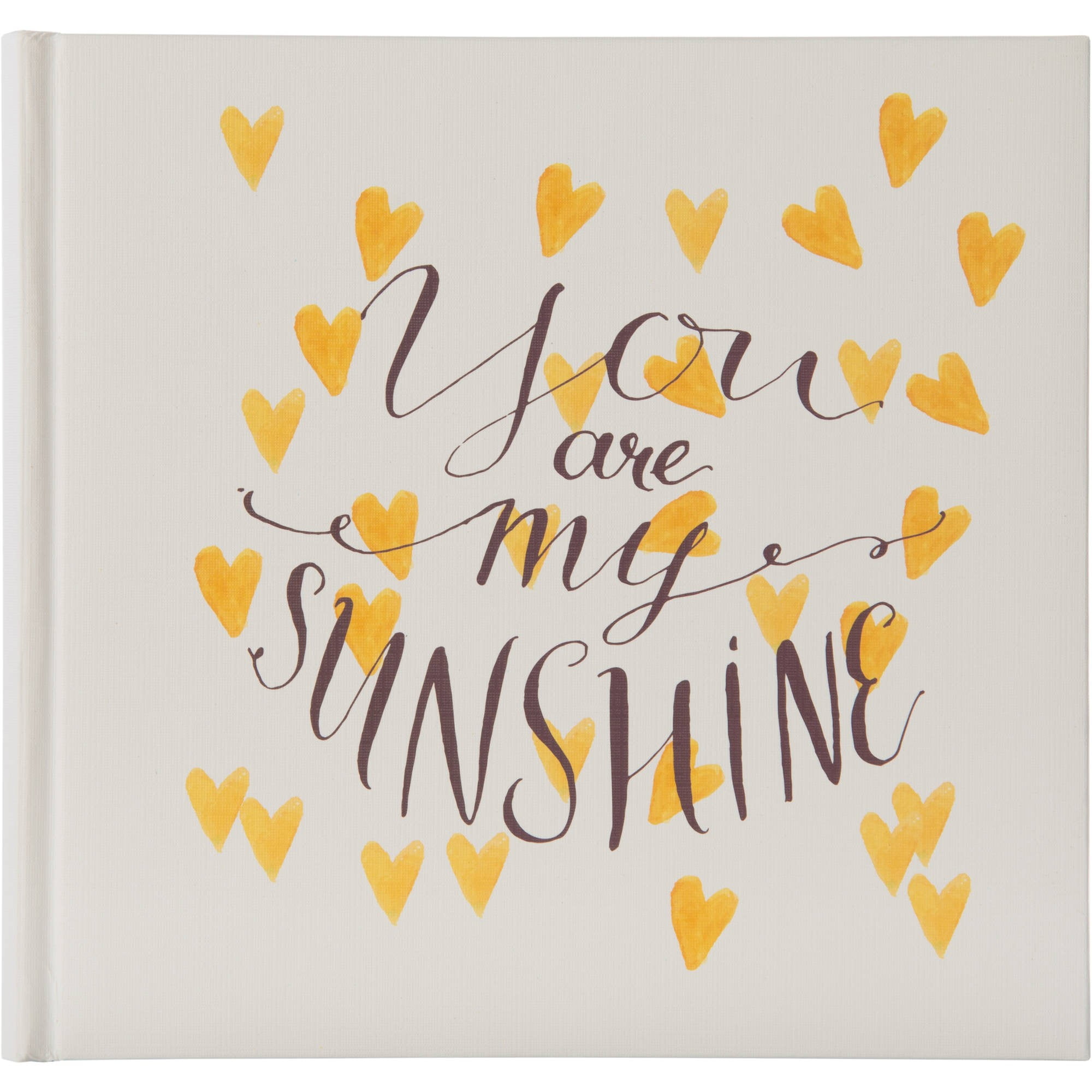 Pinnacle Frames and Accents Pinnacle My Sunshine Yellow Heart Photo Album, Holds 120 - 4"x6" Photos