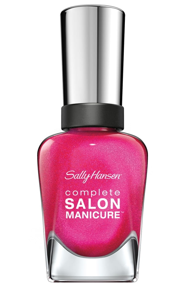 Sally Hansen Complete Salon Manicure Nail Polish, Back To The Fuchsia