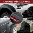 thumbnail image 5 of 10m Fender Flares Edge Trim Fender Flare Rubber Seal for Car and Truck Wheel Wells T-Style Fender Flares Rubber Gasket, 5 of 6