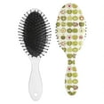 thumbnail image 2 of Apple Hair Brush, Cute Red and Green Apple Pattern Detangling Paddle Brush, Cartoon Fruit Design, Apple Lover Aesthetic, Soft Bristle Brush for All Hair Types, 2 of 8
