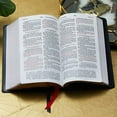thumbnail image 3 of Nkjv, Personal Size Reference Bible, Sovereign Collection, Genuine Leather, Black, Red Letter, Thumb Indexed, Comfort Pr, (Hardcover), 3 of 4