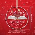 thumbnail image 2 of Adorno colgante THDZS Book Lovers 2025 de cristal, 8 cm, 2 of 6