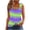 tank tops for women plus size-Green, variant on Tank Tops for Women under $5 Women's Printed Camisole Sleeveless T-shirt Loose Tank Top Pink XXL