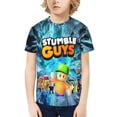 thumbnail image 1 of T-shirt pour Enfants Imprimé 3D Stumble Guys, Mignon T-shirt à Manches Courtes pour Garçons Filles, 1 of 5