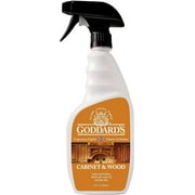 Goddard's Cabinet Makers Wax Cleaning Spray  Wood Cleaner & Furniture Polish to Shine & Protect  Wood Cleaner Spray w/Bee Wax & Lemon Oil for Furniture  Non-Abrasive Wood Polish 23 oz