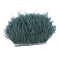 thumbnail image 4 of Flecos de Plumas Teñidas Gloria de 1 Yarda para Manualidades de Costura Verde gris, 4 of 7