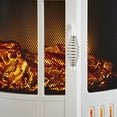 thumbnail image 3 of e-Flame USA Regal Free Standing Electric Fireplace Stove - White, 3 of 12
