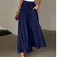 thumbnail image 2 of Pantalones de verano de pierna ancha para mujer, cinturón elástico, pierna ancha, cintura alta, culottes largos para mujer, 2 of 6