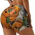 thumbnail image 2 of Sigee Scooby-Doo K Print Women's High Waist Workout Shorts - Squat Proof, Tummy Control, Yoga and Gym Activewear Medium, 2 of 9