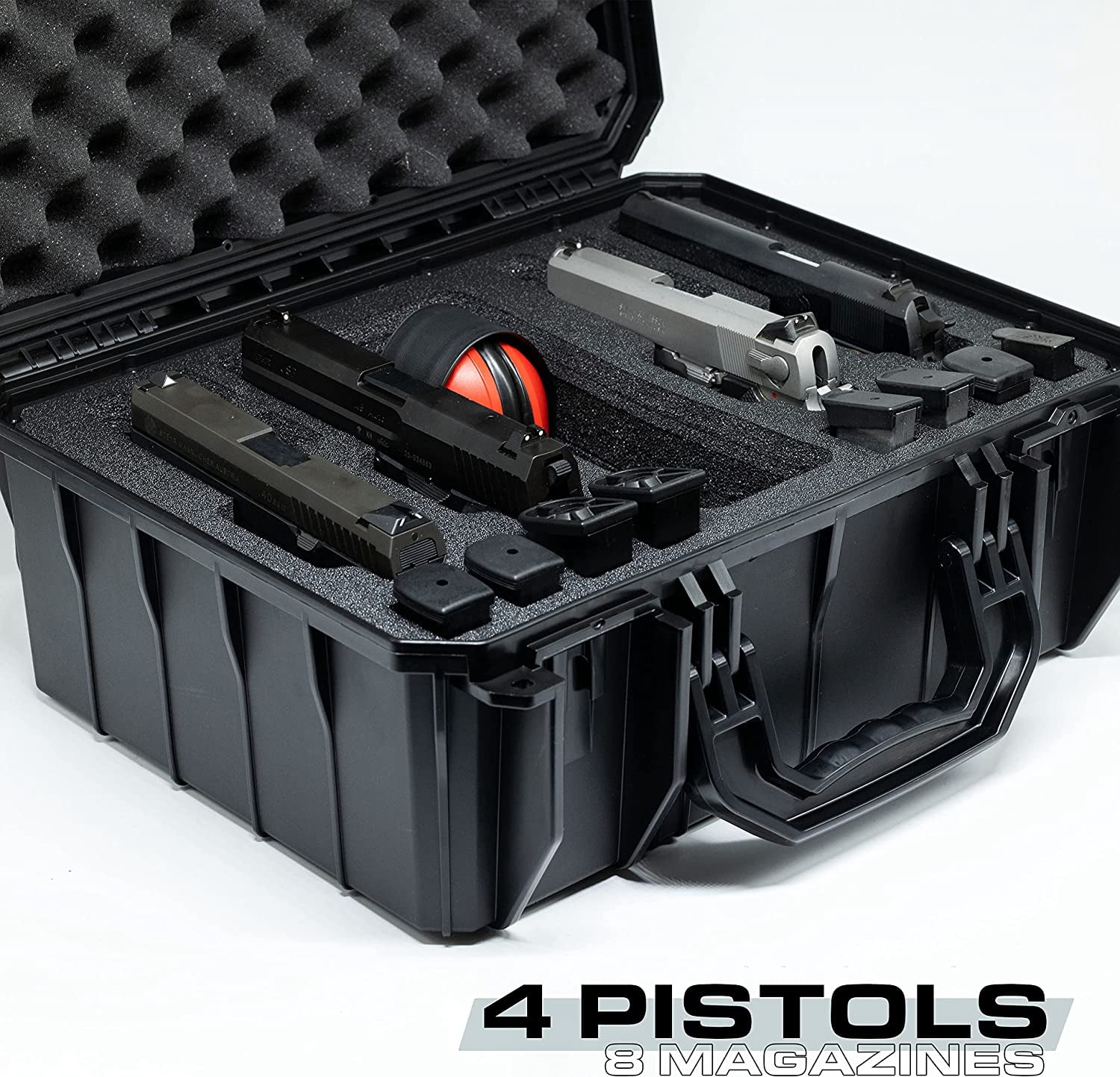 Seahorse SE-630 4 Pistol Case (Black)