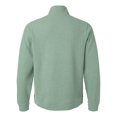 thumbnail image 2 of North End NE725 Men's Spirit Textured Quarter-Zip Pullover-SAGE GREEN HEATHER-5XL, 2 of 3