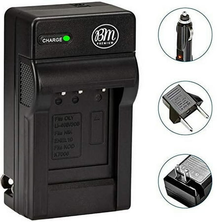 BM Premium LI-42B Battery Charger for Olympus Stylus 1040 1050W 1060 1070 1200 7000 7010 7020 7030 7040 Tough 3000 TG-310 TG-320 VR310 VR320 VR330 Digital Camera