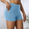 thumbnail image 2 of Yoga Shorts, Shorts for Women,High Waist Yoga Shorts for Women - Versatile Fitness Wear Ideal for Gym Running and Outdoor Activities with Pockets, 2 of 5