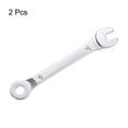thumbnail image 3 of Uxcell Thin 6-Point Combination Wrench, Metric Mirror-Chrome Plated High Carbon Steel, 5mm, 2 Pack, 3 of 5