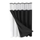 thumbnail image 2 of Juego de cortina de ducha 3 en 1 y forro transparente con 12 ganchos de acero inoxidable, tejido de poliéster resistente de doble cara para baño, impermeable y resistente al moho para uso, 2 of 8