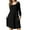 Black, variant on YouLoveIt Women's Round Neck Swing Dress Casual T-Shirt Dress Long Sleeve T Shirt Dresses Casual Swing Dress Party Dresses