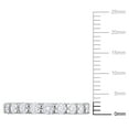 thumbnail image 3 of Created Forever Women's 2-1/5 Carat T.G.W. Lab-Created Diamond 14kt White Gold Eternity Band, 3 of 11