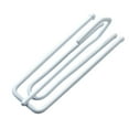thumbnail image 4 of HONMEET 8Pcs Metal Curtain Hooks White Four Fork Design for Pinch Pleat and Buckram Curtains, 4 of 6