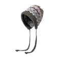 thumbnail image 2 of Only Moment Beanie for Women Men Khaki Warm Thickened Ear Warming Hat knit Thick, Soft & Warm Chunky Beanie Hats One Size, 2 of 4