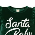 thumbnail image 6 of GYRATEDREAM 0-12M Infant Baby Boy Costumes Toddler Girls Christmas Outfit Santa Claus Costume Plush Romper Pants Hat, 6 of 11