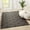 Black, variant on Luxe Weavers Moroccan Trellis Black 9x12 Washable Area Rug, Anti-Slip Geometric Carpet