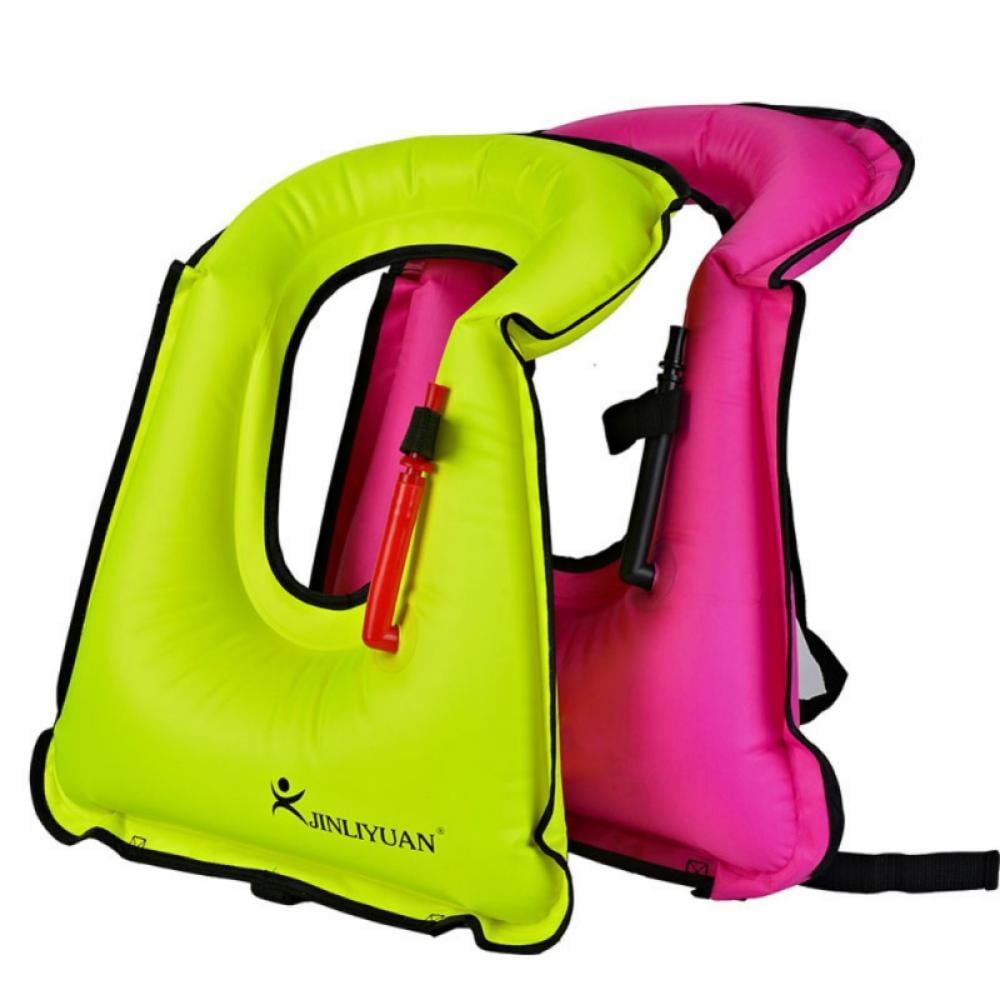 Snorkel Vest,Adults Portable Inflatable Swim Vest Jackets for