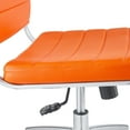 thumbnail image 3 of Modway Jive Armless Midback Leatherette Office Chair, Multiple Colors, 3 of 11