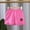 Hot Pink, variant on OGLCCG Toddler Girls Shorts Cotton Linen Elastic Waist Summer Ruffle Beach Shorts with Pockets Cute Strawberry Casual Baggy Short Pants Size 6M-5T