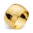 thumbnail image 2 of BalsaCircle 4 Pieces Hammered Napkin Rings Table Top Decorations Party Events, 2 of 8