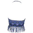 thumbnail image 3 of Raisins In Your Dreams Bali Fringe Bikini Top Swimsuit (Blue, Small), 3 of 4