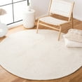 thumbnail image 2 of SAFAVIEH Textural Vince Geometric Area Rug, Ivory, 4' x 4' Round, 2 of 8