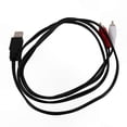 thumbnail image 3 of 1.5m USB A to Dual RCA Phono AV Cable for PC TV o Video Connection Adapter Lead, 3 of 5