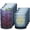 Blue, variant on Amber 15 Oz Highball and 12 Oz Cocktail Drinkware Set of 8 for Iced Coffee, Beer, Tea, Wine, Water